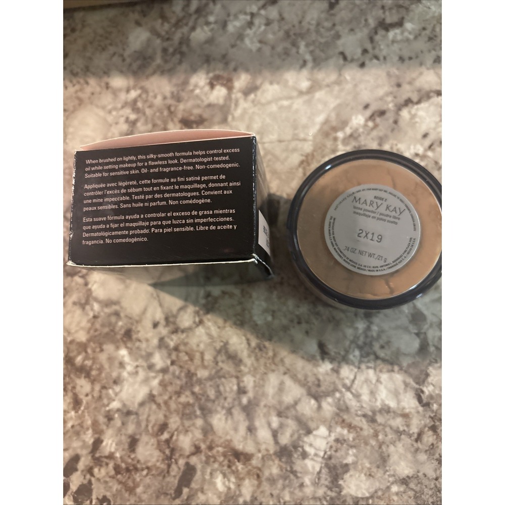 Mary Kay Loose Powder Beige 2  #022170‎ NIB NOS 0.74 Oz HTF - Picture 5 of 5